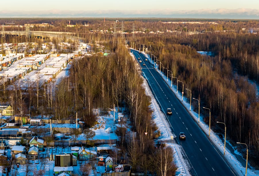 В Санкт-Петербурге в этом году обновили более 46 км дорог, входящих в опорную сеть